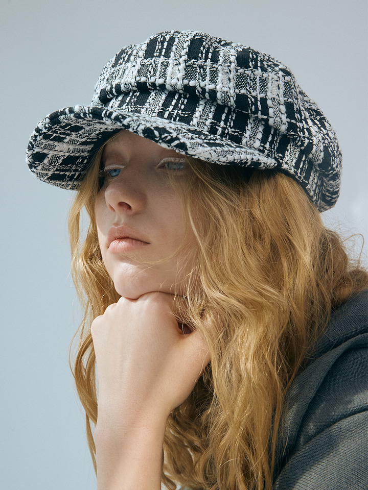 [Let there be light] Margot hat in tweed black